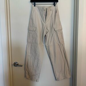 Uniqlo Womens Light Tan Cargo Pants